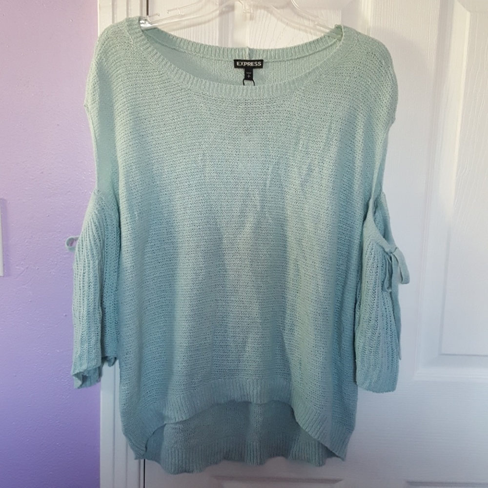 Express Cut out arm sweater